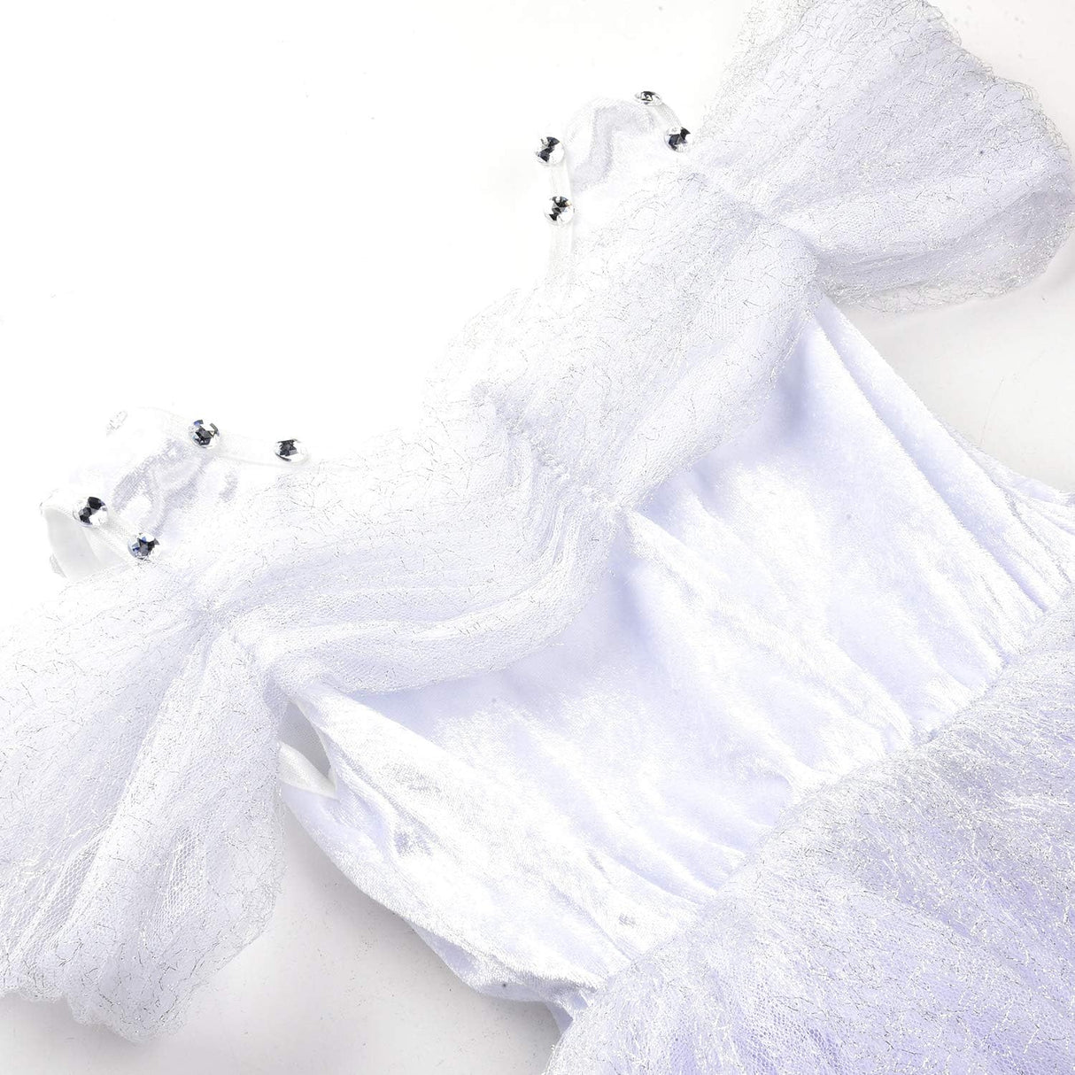 Disfraces de princesa de niñas y accesorios talla 5T blanco