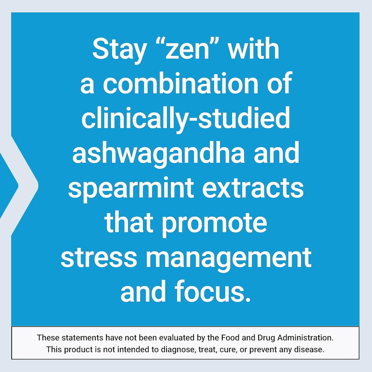 Suplemento Ashwagandha Plus Calm & Focus Life Extension 60 Caps