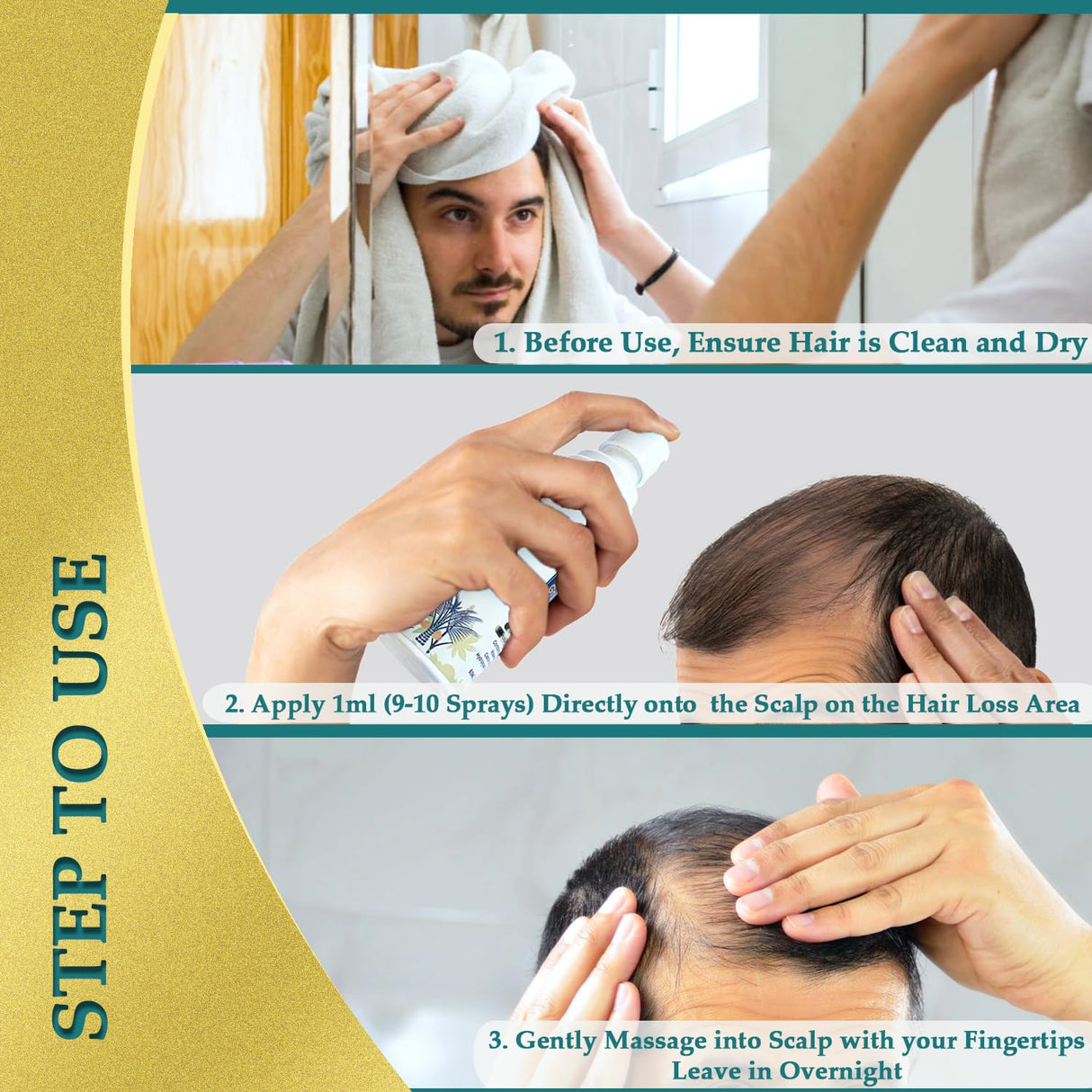 Spray Aceite Crecimiento Natural Batana Romero Biotin 2 FL OZ