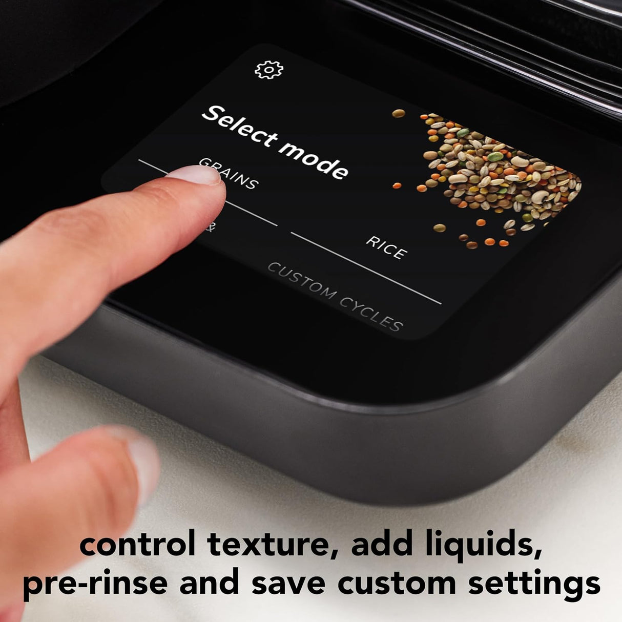 Cocedor de Granos y Arroz KitchenAid 8 Tazas, Con Balanza KGC3155BM
