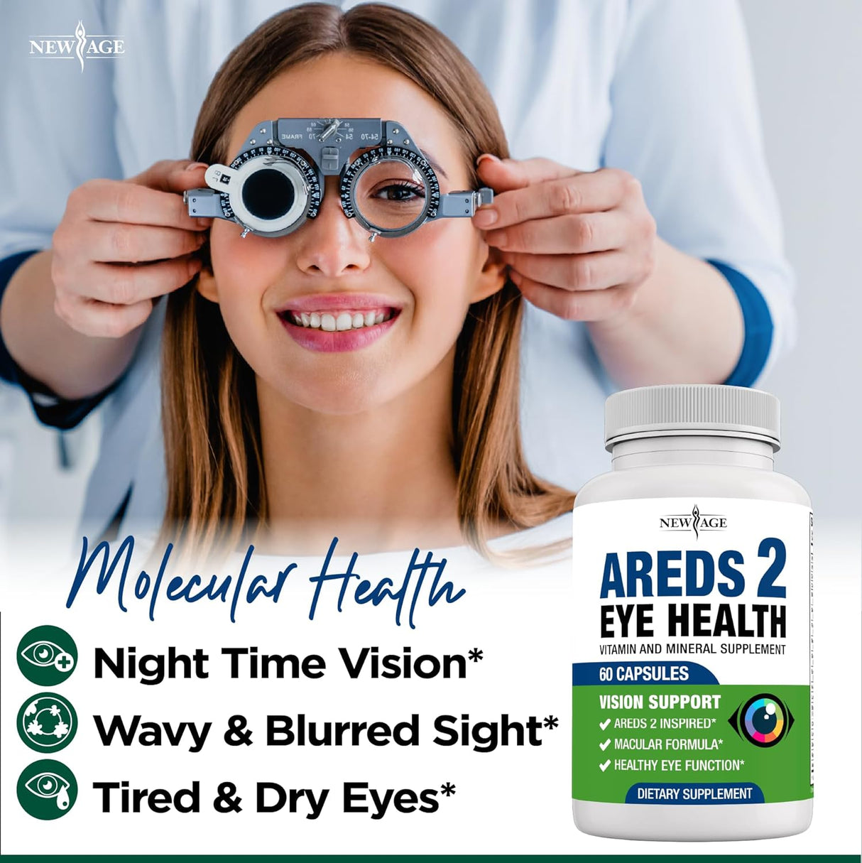 Suplemento AREDS 2 para Ojos con Luteína y Vitaminas