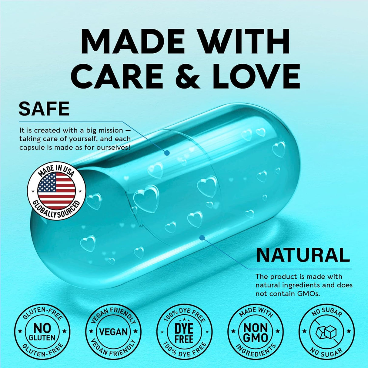 Suplemento NAC Selenio B6 B12 Antioxidante apoyo inmunológic