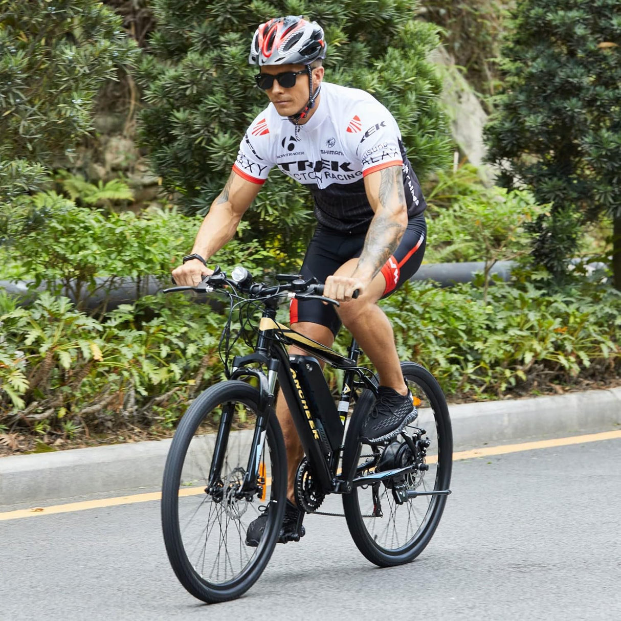 Bicicleta eléctrica ANCCHER 750W, 55 millas, 21 velocidades