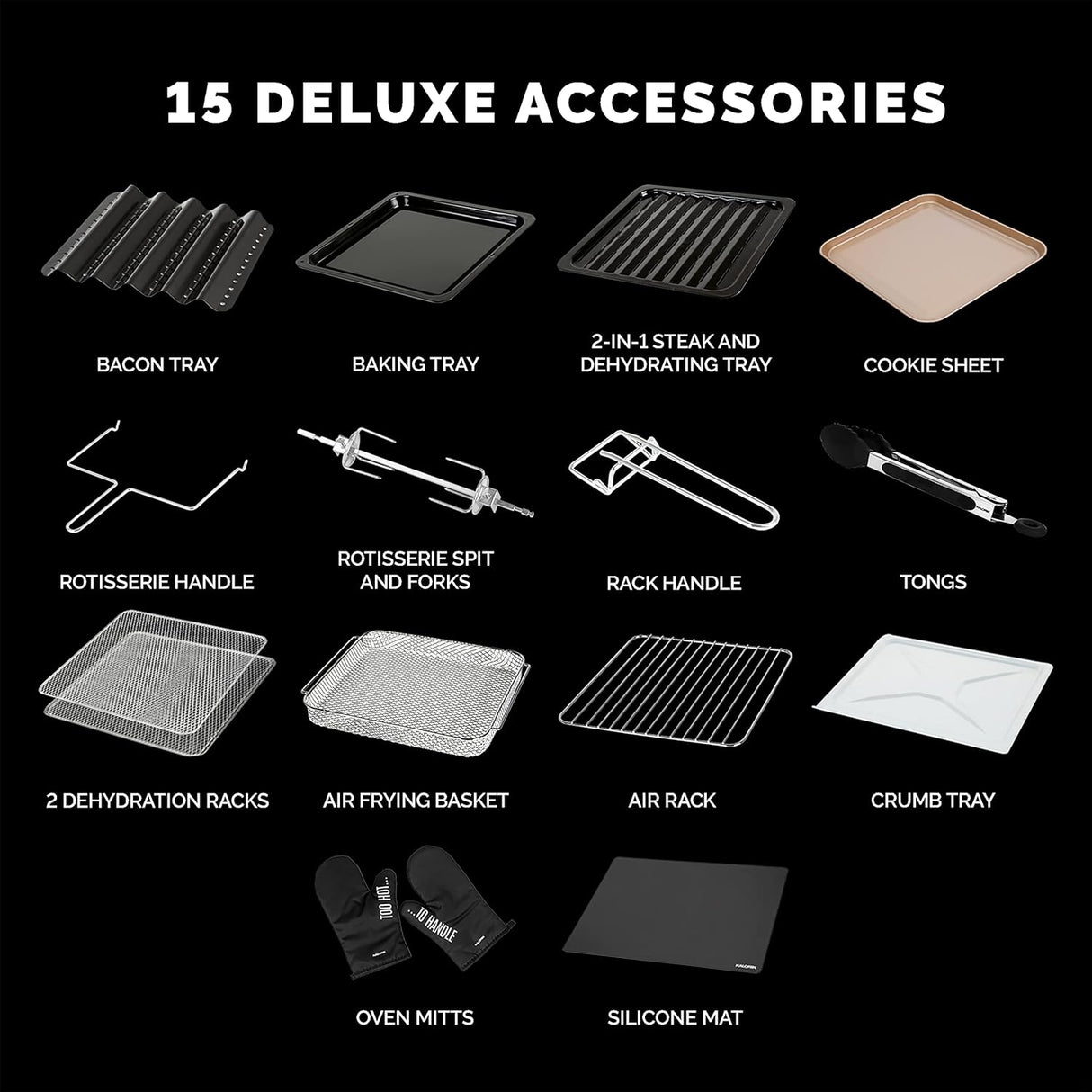 Horno de aire Kalorik MAXX 10 en 1, 1700W, AFO 50253 OW