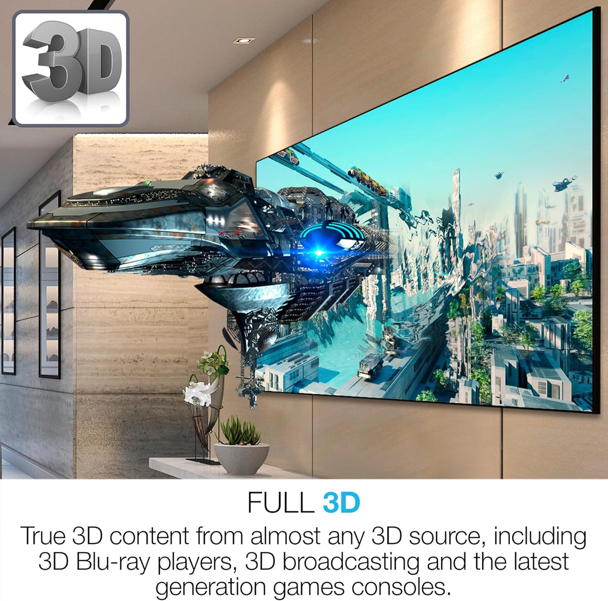 Proyector Optoma HD30LV 1080p 4500 lúmenes HDR para juegos