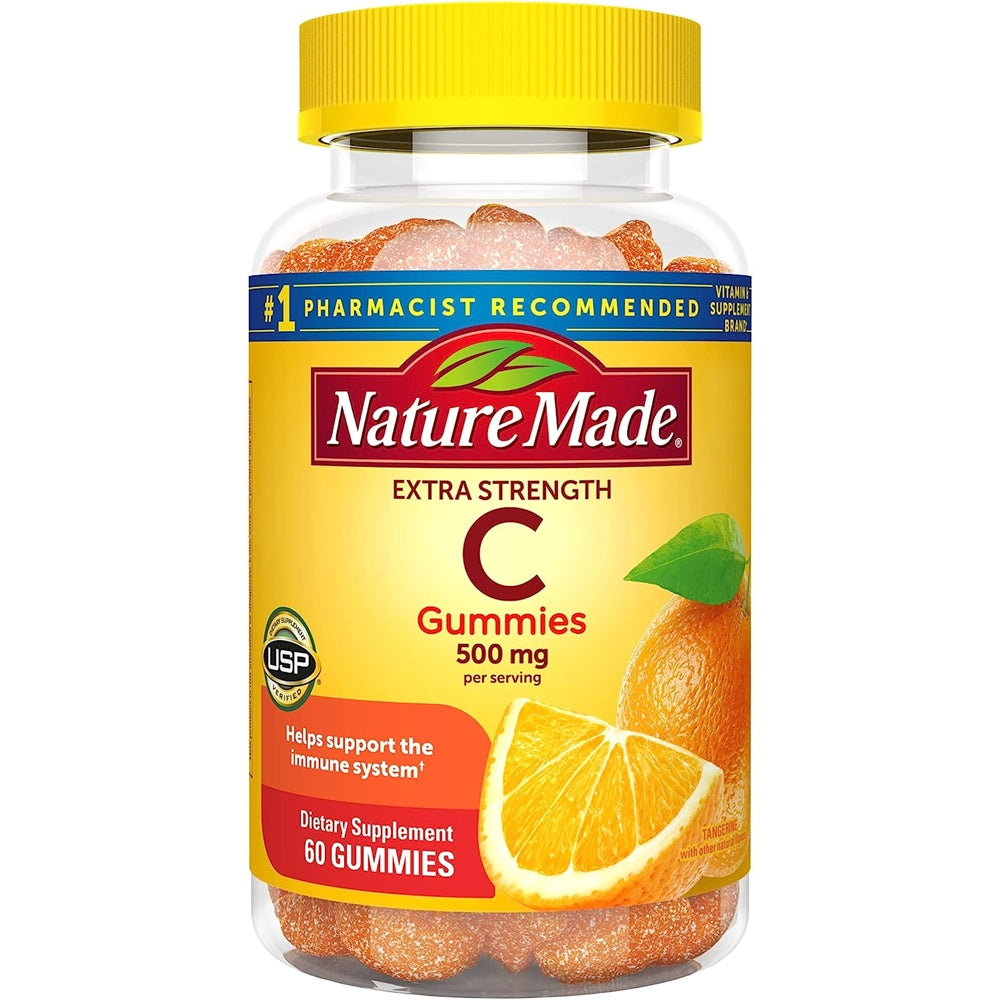 Suplemento Dosis extra fuerte de vitamina C 500 mg 60 gomita