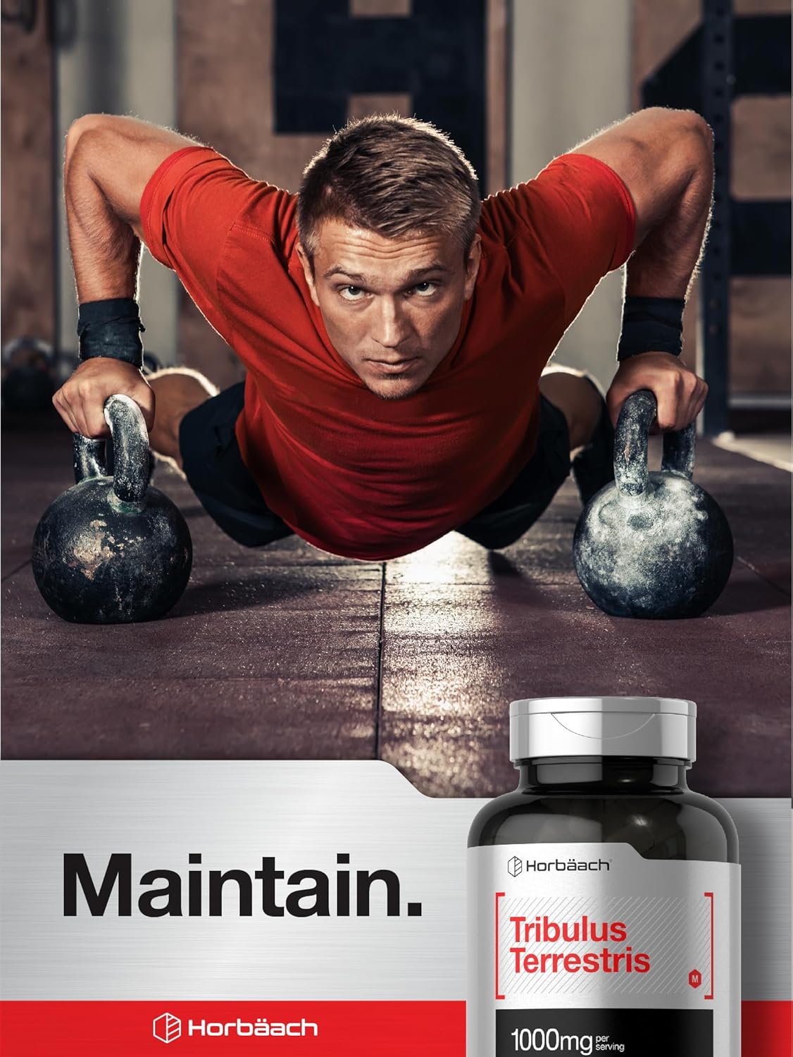 Suplemento Tribulus Terrestris 1000 mg 180 cápsulas