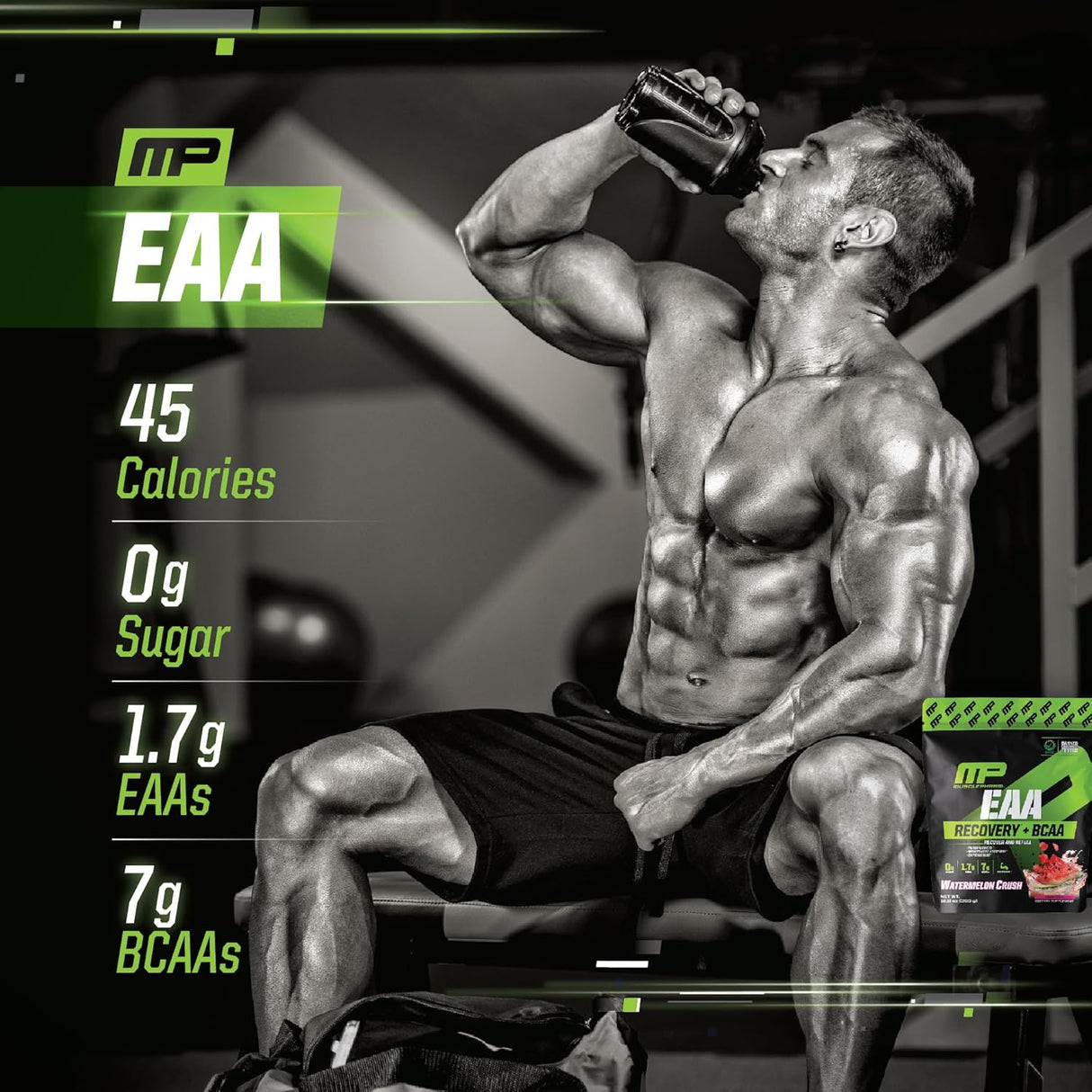 EAA Recovery+BCAAs Suplemento Post Entreno Muscle Pharm 30 Servs