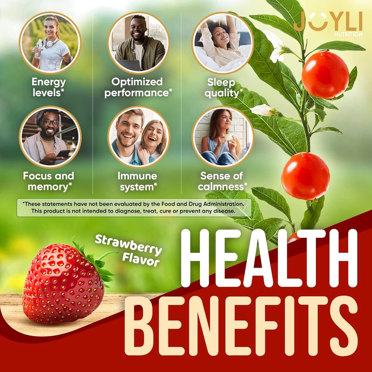 Gomitas de Ashwagandha - Suplemento Natural para Estrés 60u