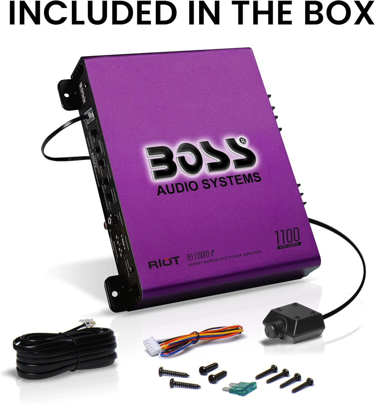 Amplificador Monobloque 1100W, 2-8 Ohm, R1100M-S