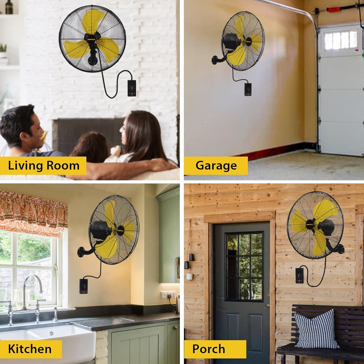 Ventilador Oscilante VENTISOL 18 3 Velocidades, 4200 CFM