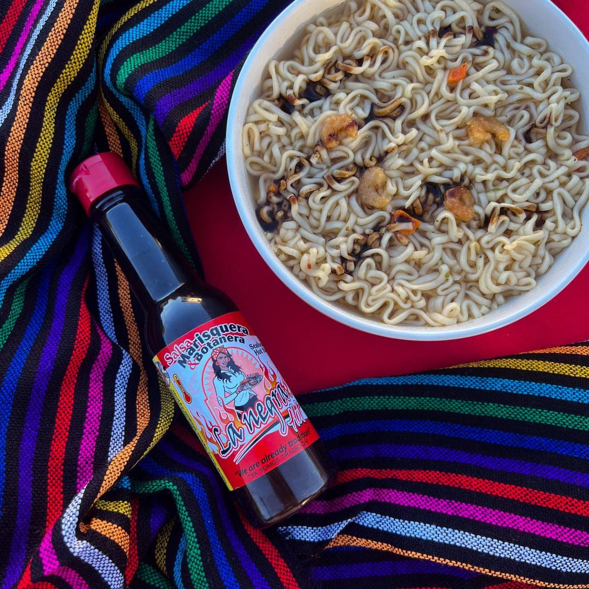 Salsa Marisquera La Negra Hot | Pack de 2 | 5.4 Oz Cada Uno