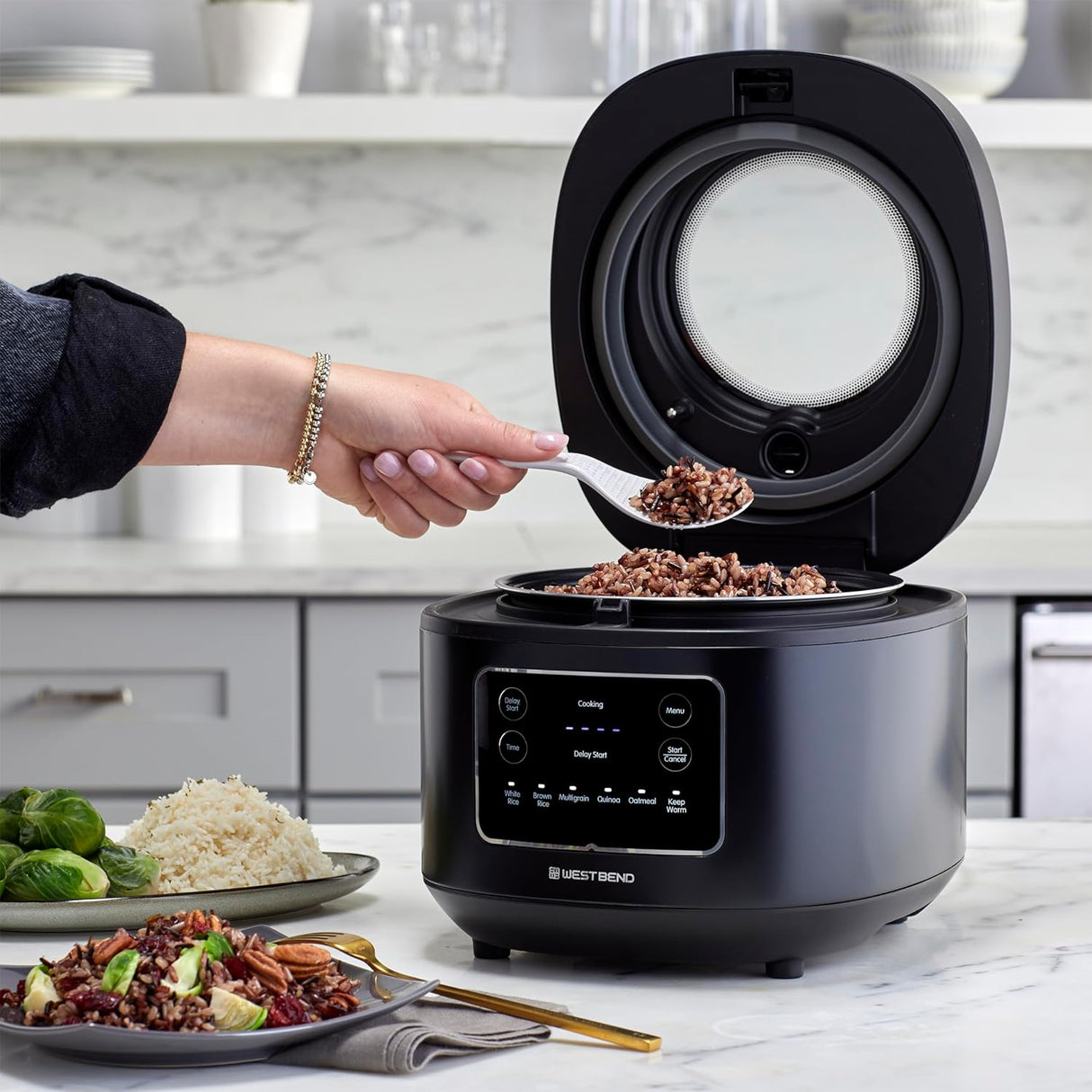 Arrocera Programable West Bend, 7 funciones, 12 tazas cocidas