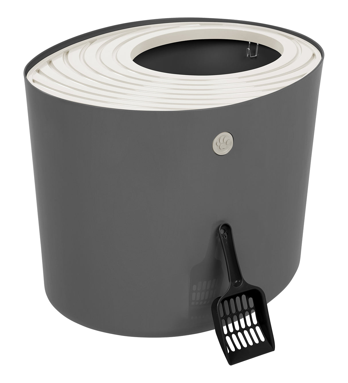 Caja de arena para gatos con entrada superior IRIS