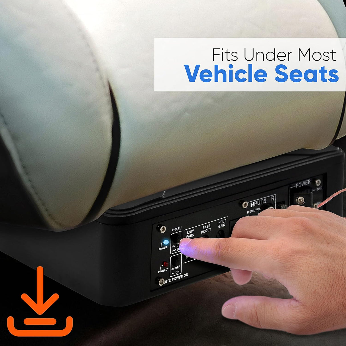 Sistema de subwoofer amplificado 8 pulgadas PYLE PLBX8A