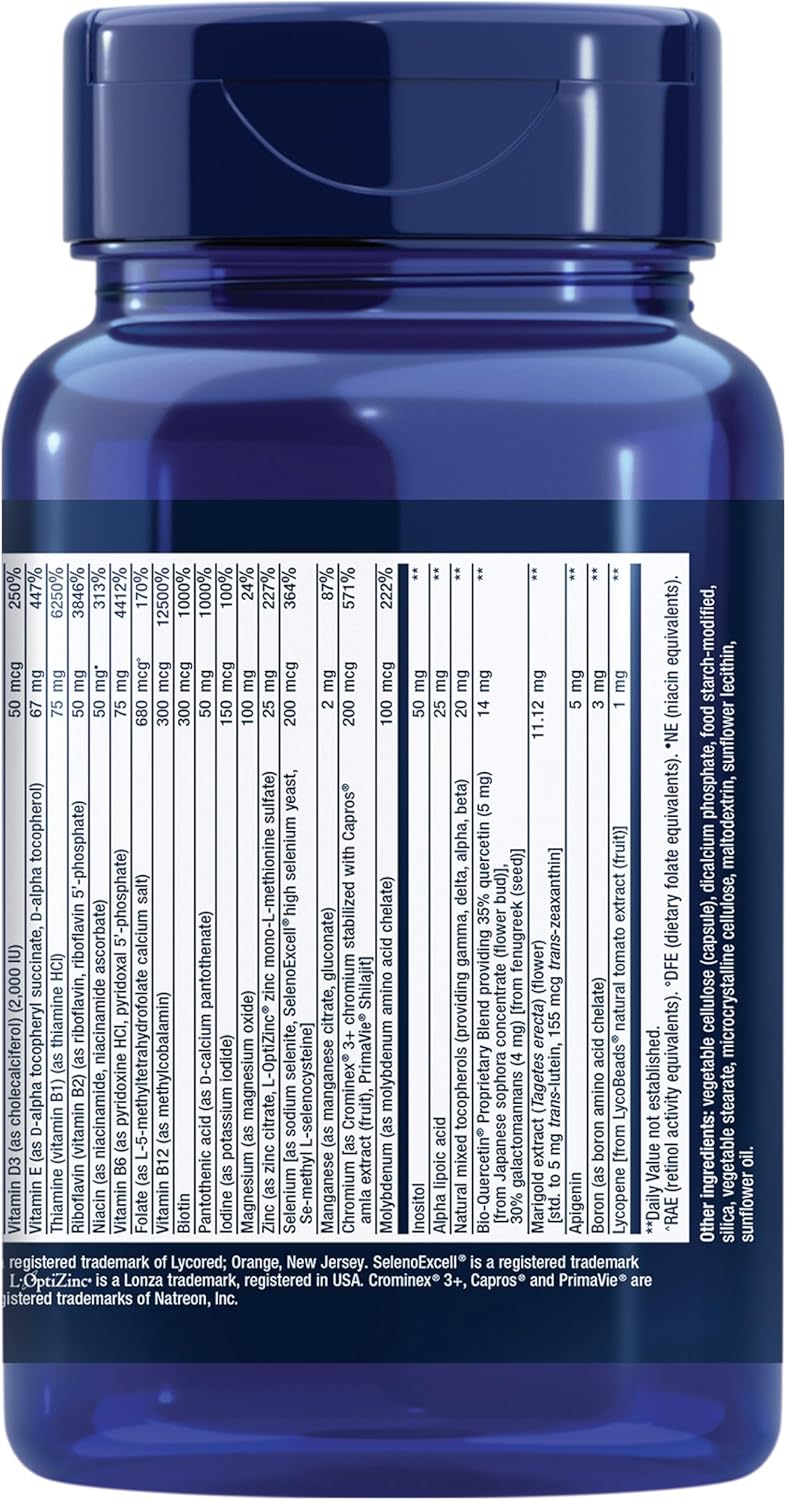 Life Extension Multivitamínico Dos por Día - Salud Cardiovascular y Cerebral