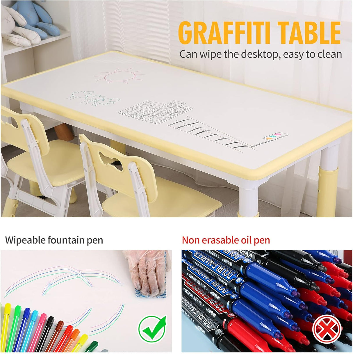 Mesas y Sillas para Niños de estudio para niños escritorio