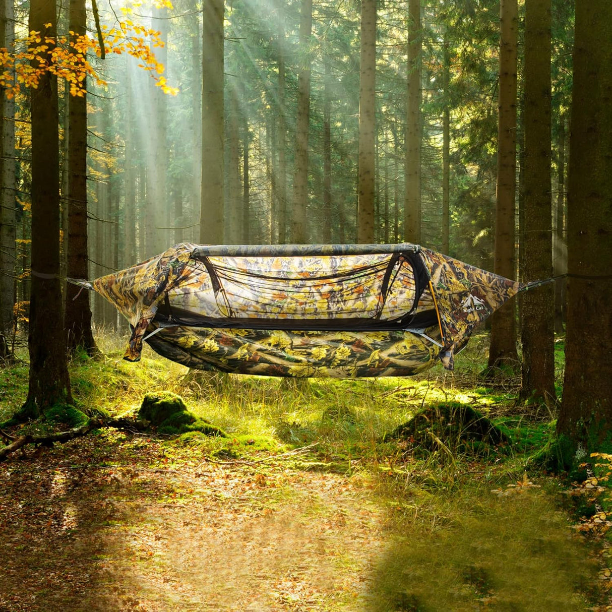 Hamaca de Noche Cat, aislante, ligero, 4 estaciones, 8x3.6ft