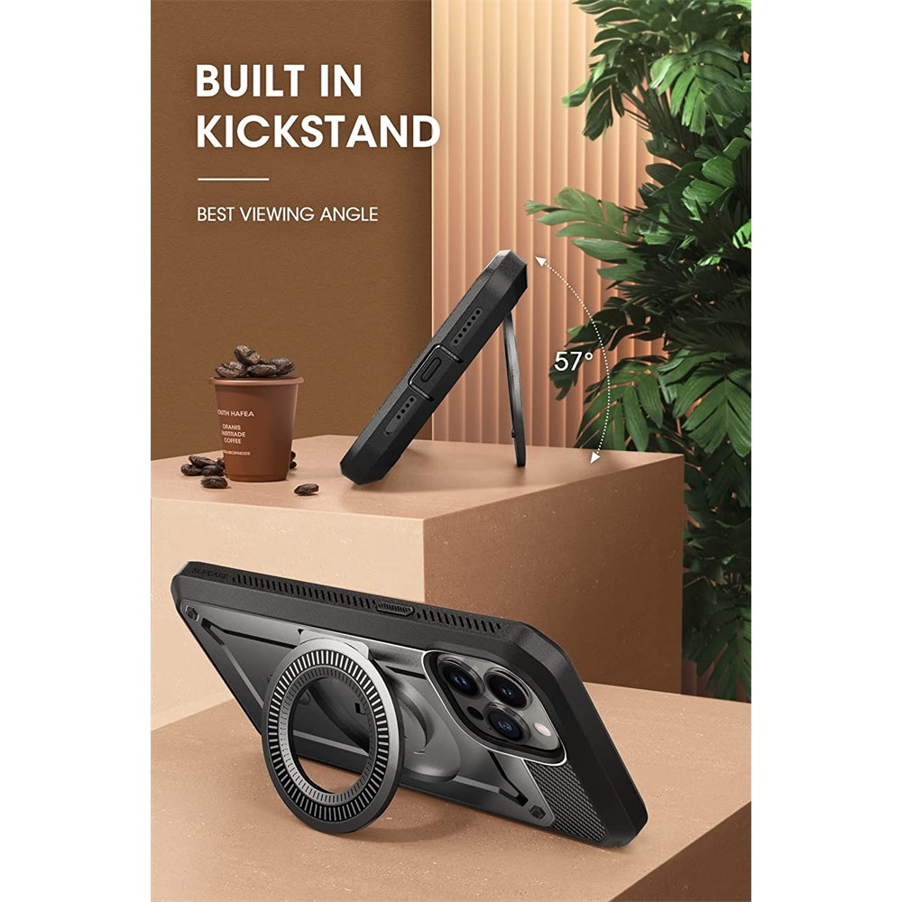 Funda de cuerpo completo con protector de pantalla negro