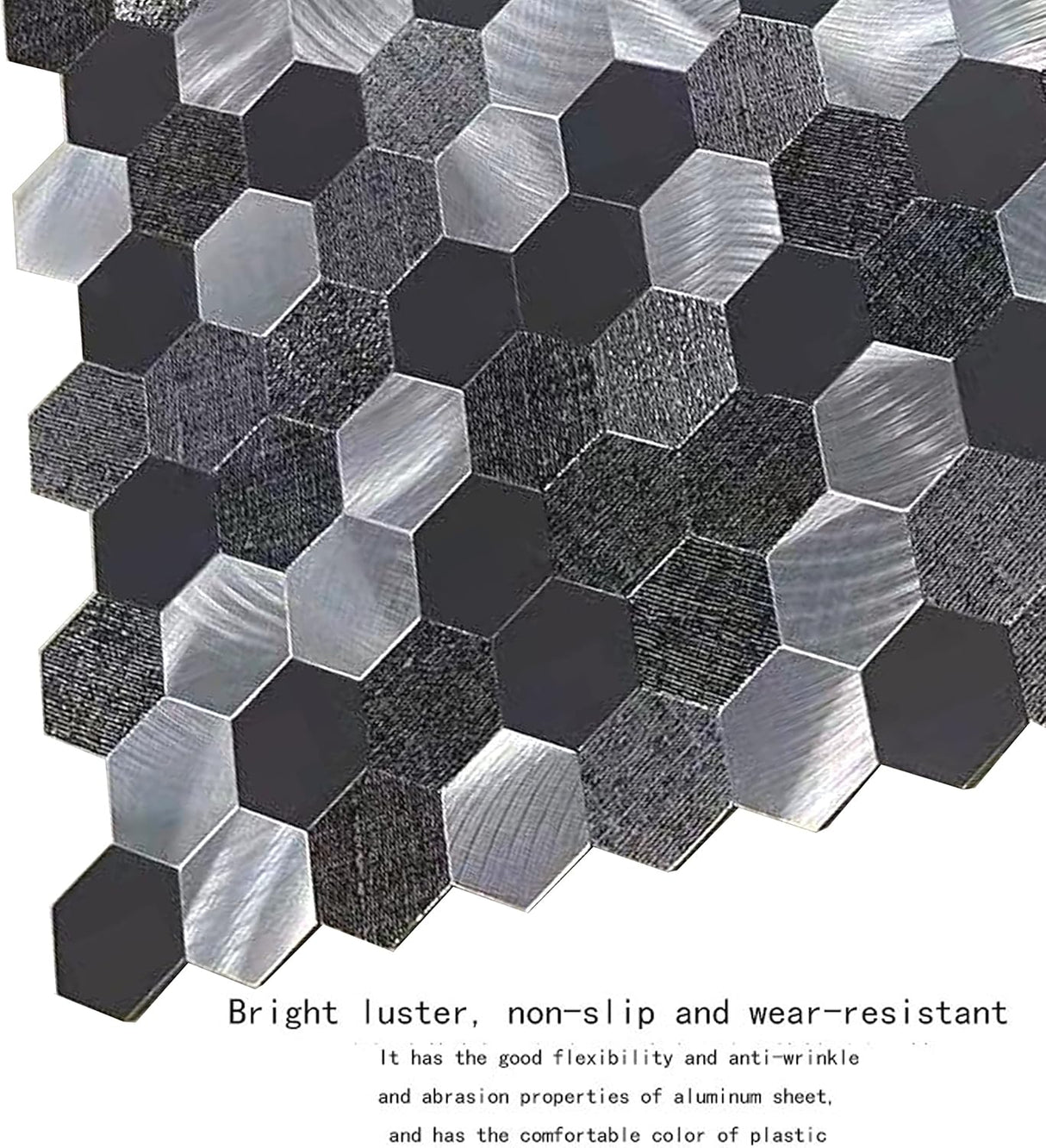 Azulejos de Pared XUANINY, Metal Autoadhesivos 3D, Modelo 10