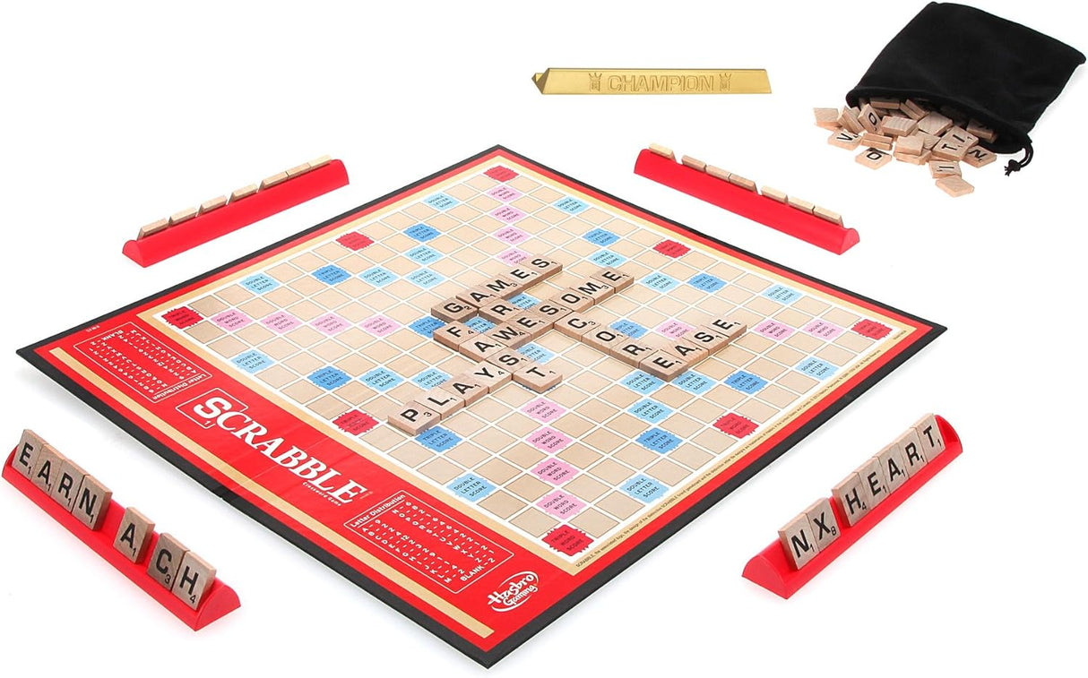 Juego de Scrabble en francés de Hasbro, clásico y divertido.
