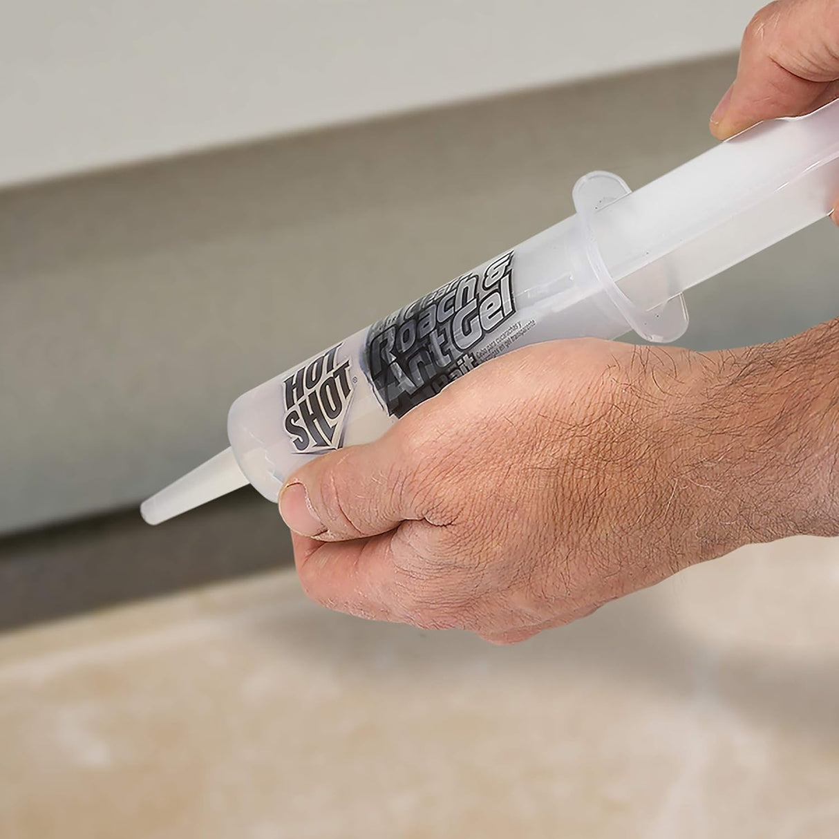 Cebo Gel Ultra Claro para Cucarachas y Hormigas Hot Shot 2.5 oz