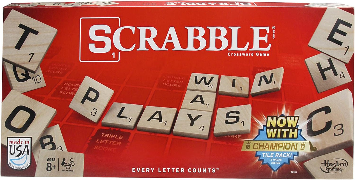 Juego de Scrabble en francés de Hasbro, clásico y divertido.