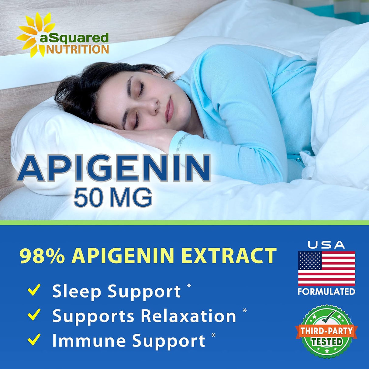Suplemento de apigenina para dormir Extracto natural