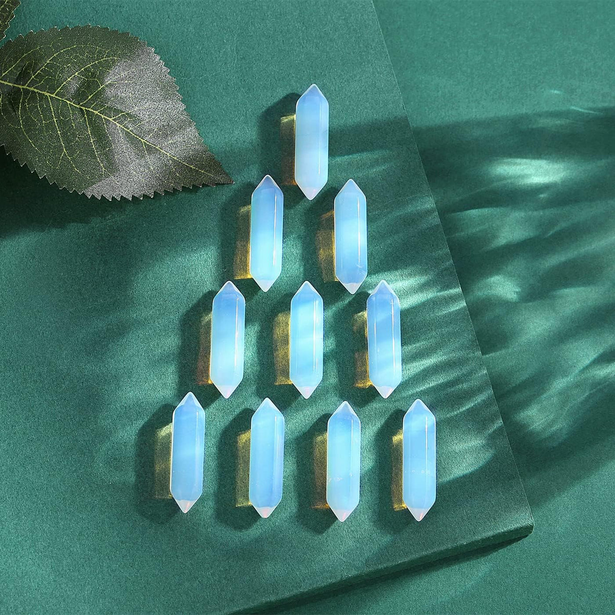 Varitas de Cristales de Opalita para Meditación y Reiki