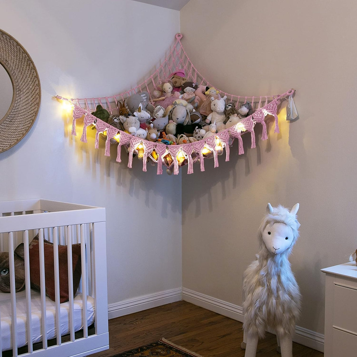 Hamaca de Almacenamiento de Juguetes, Extra Large, 25LB, LED