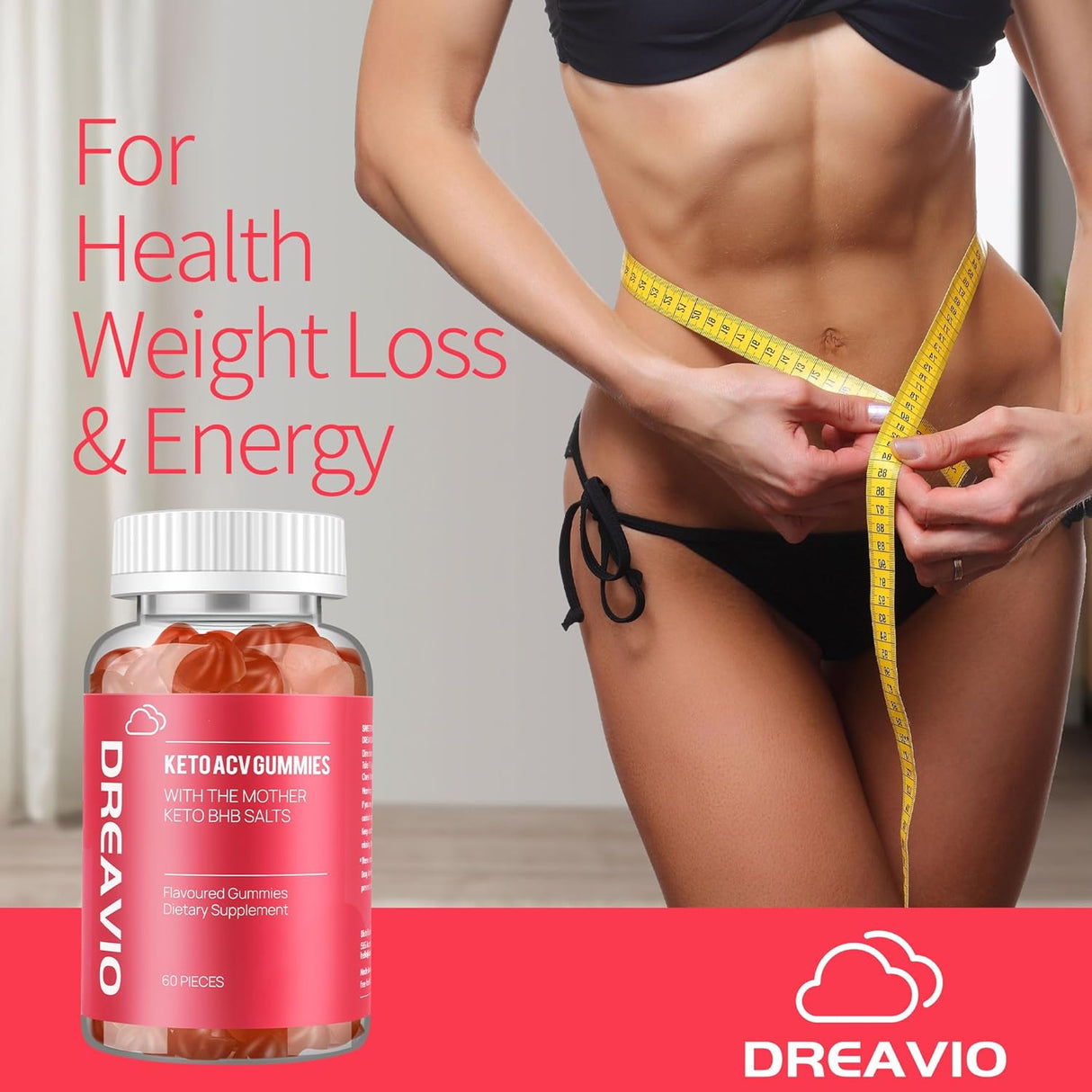 Suplementos sin azúcar para pérdida de peso de vinagre