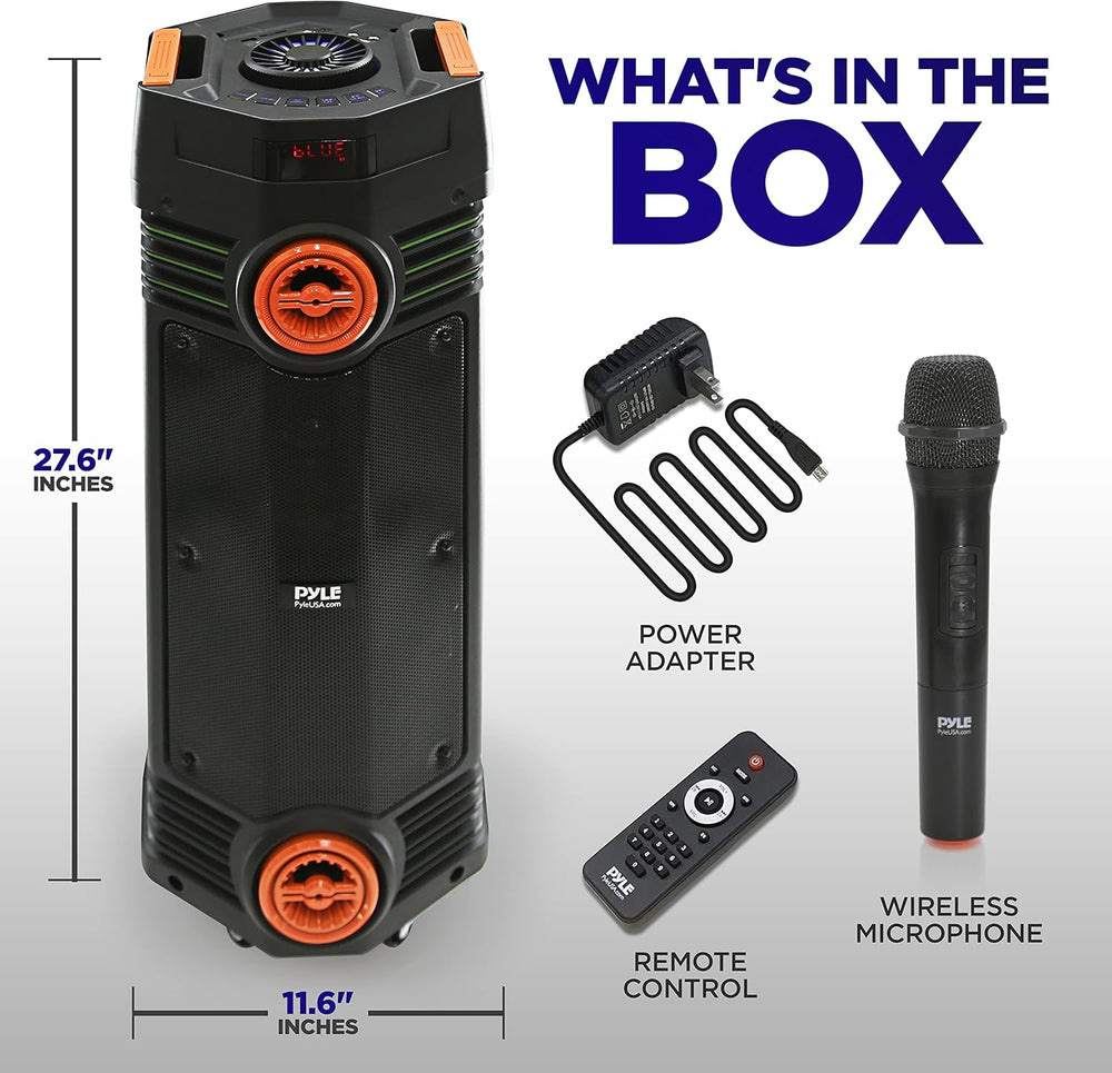 Altavoz PA portátil Bluetooth 300 W PYLE-PRO PPHP2694B