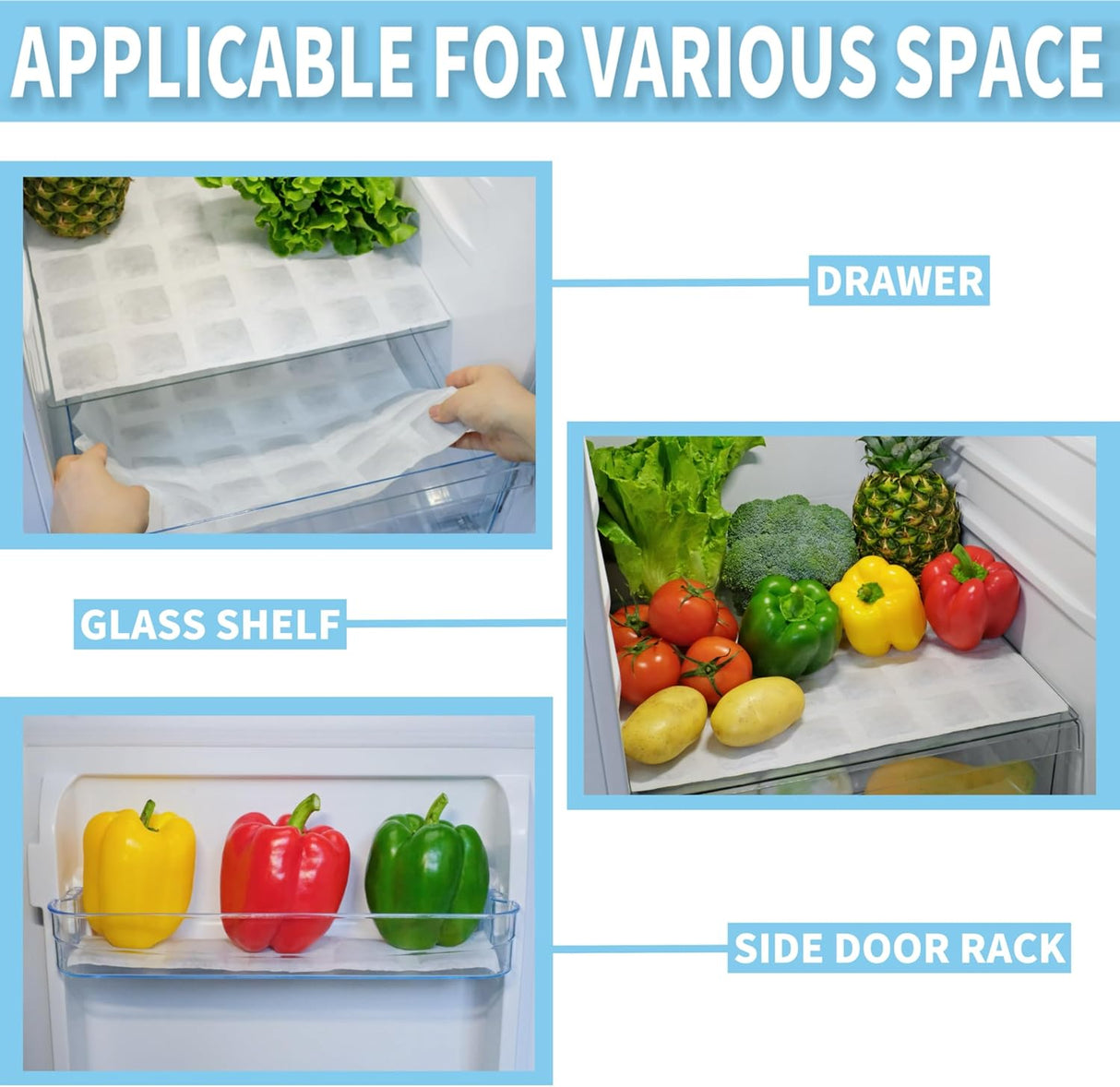 Desodorizador Refrigerador 2 Pack, Absorbe Olores y Humedad