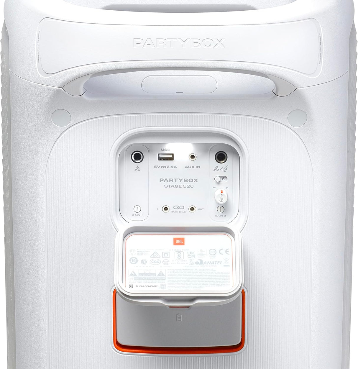 Altavoz Portátil JBL PartyBox Stage 320 - Sonido Pro y Luz