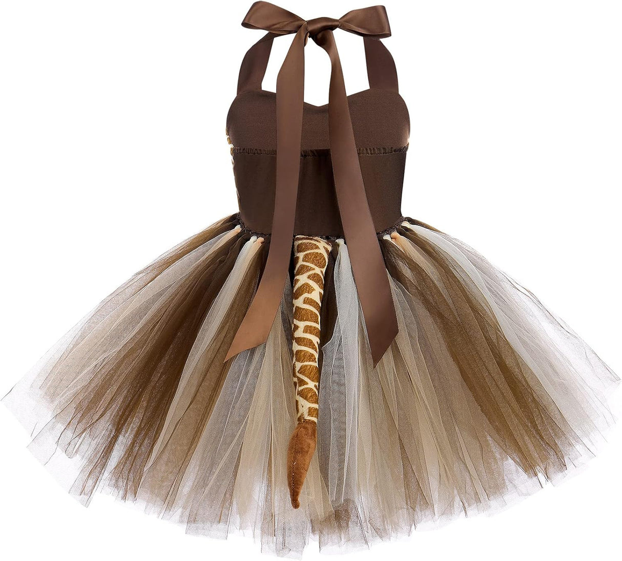 Disfraz de Animales Safari FYMNSI para Niñas con Diadema y Cola