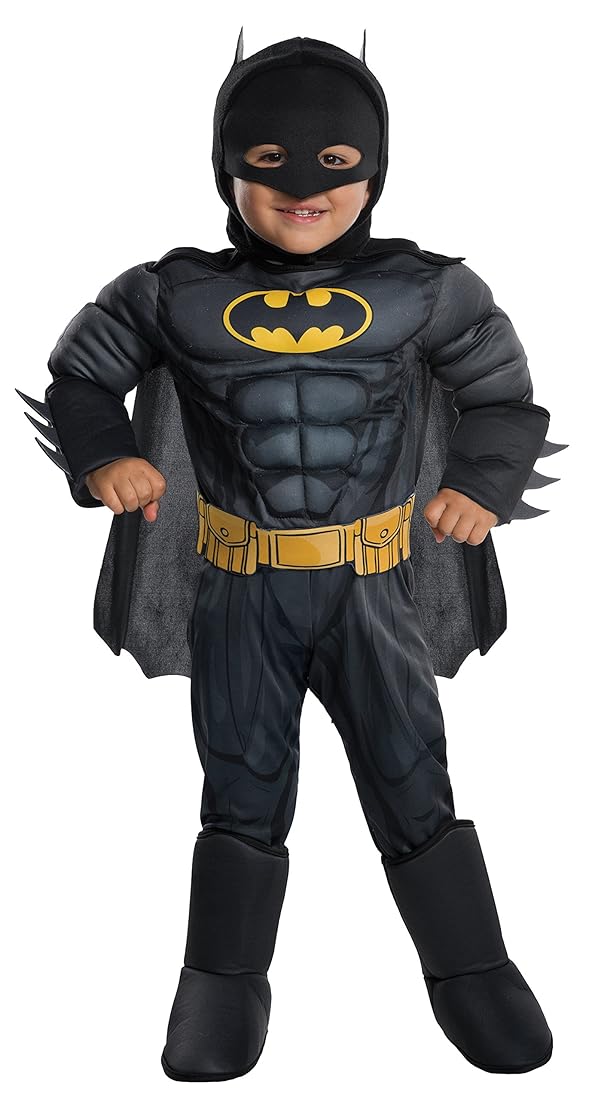 Disfraz de Rubie DC Comics Toddler Deluxe Batman Costume