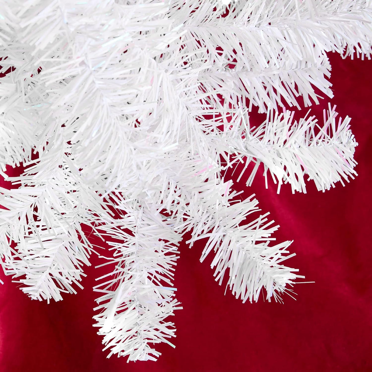 Árbol de Navidad Mini 4ft Best Choice Products, Pre-iluminado LED