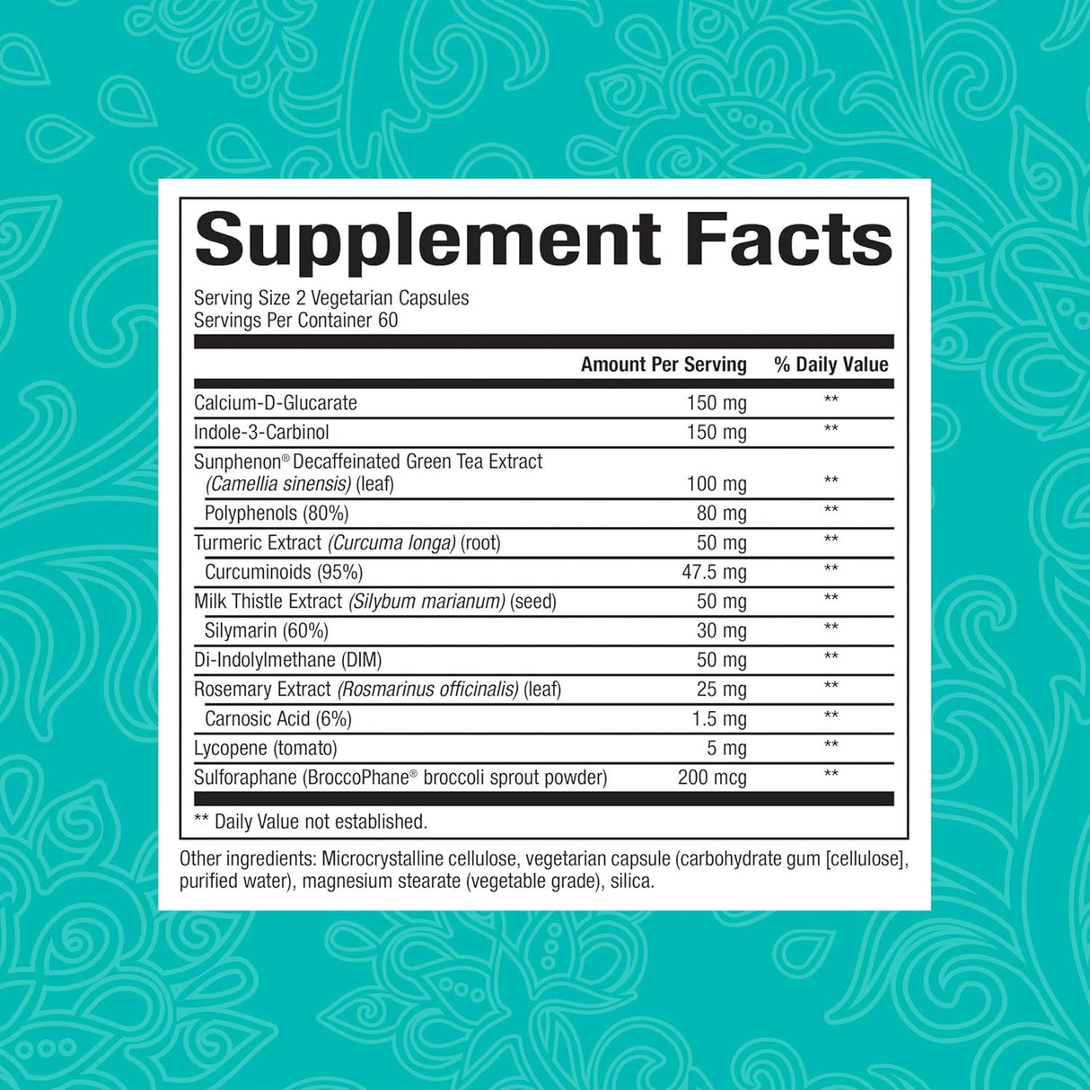 Suplemento natural para apoyar el equilibrio de estrógenos