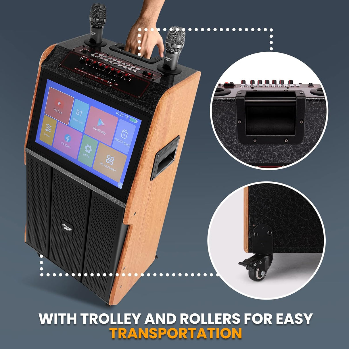 Parlante Portátil de transmisión BT PYLE-PRO PMDJAND15