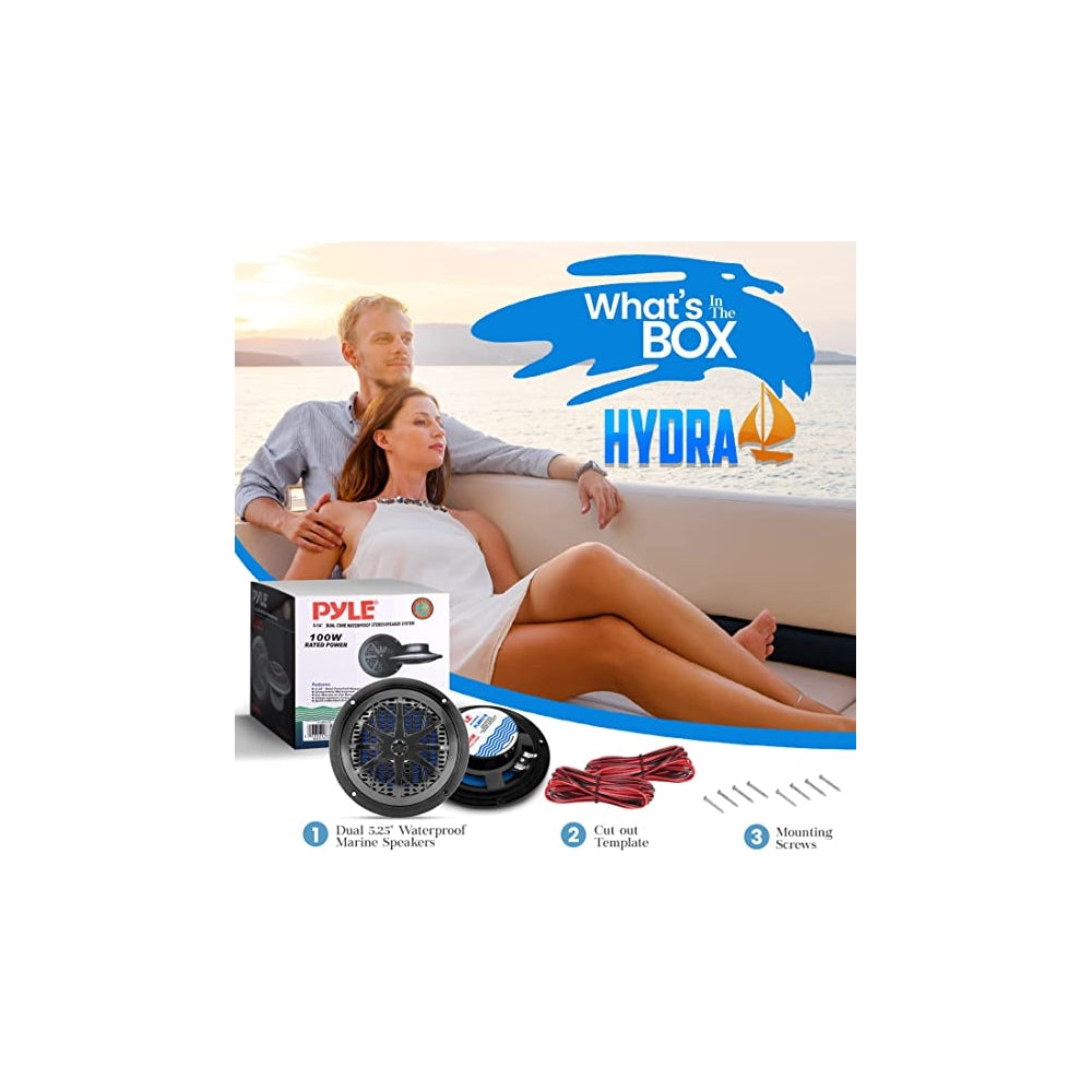 Parlantes o Altavoces marino impermeable PYLE PLMR51B