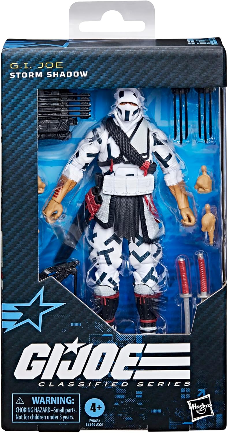Figura de acción Storm Shadow, G.I. Joe, 6 con 11 accesorios