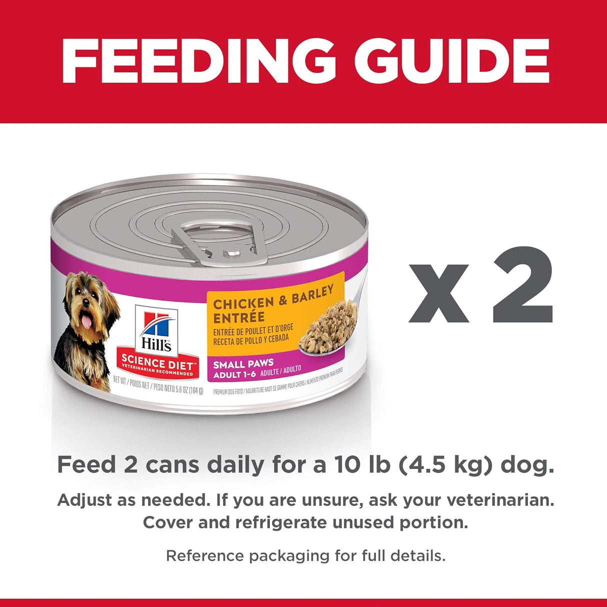 Alimento húmedo para perros adultos patas pequeñas