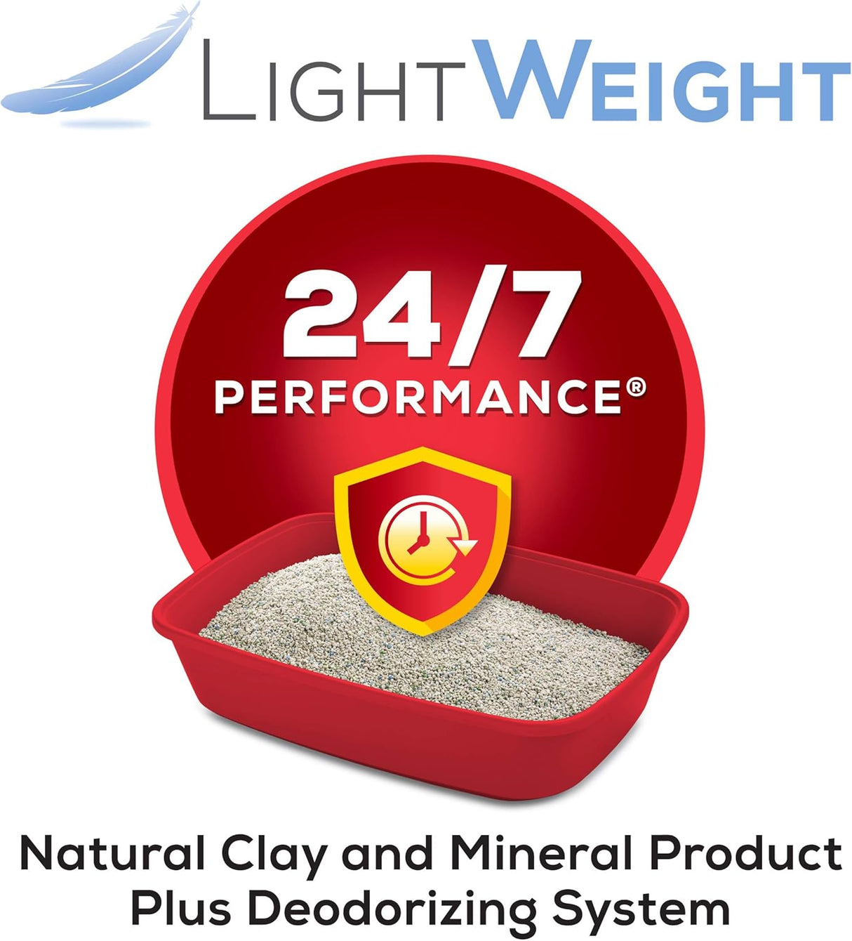 Arena aglutinante ligera para gatos