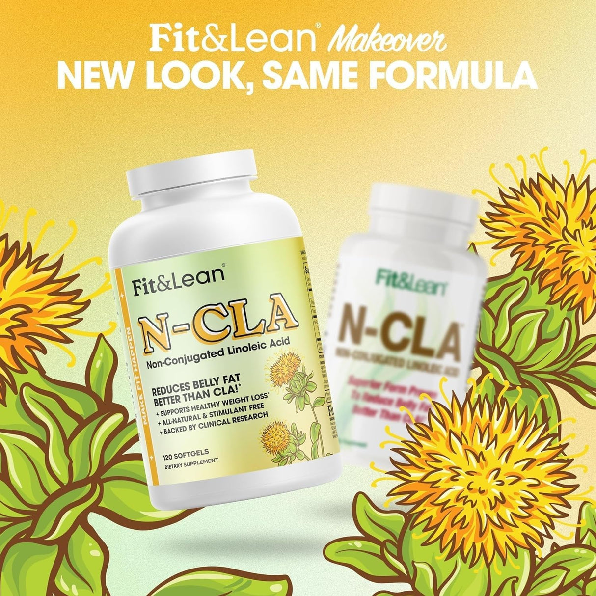 Suplemento N-CLA Fit & Lean, quema grasa, 120 porciones