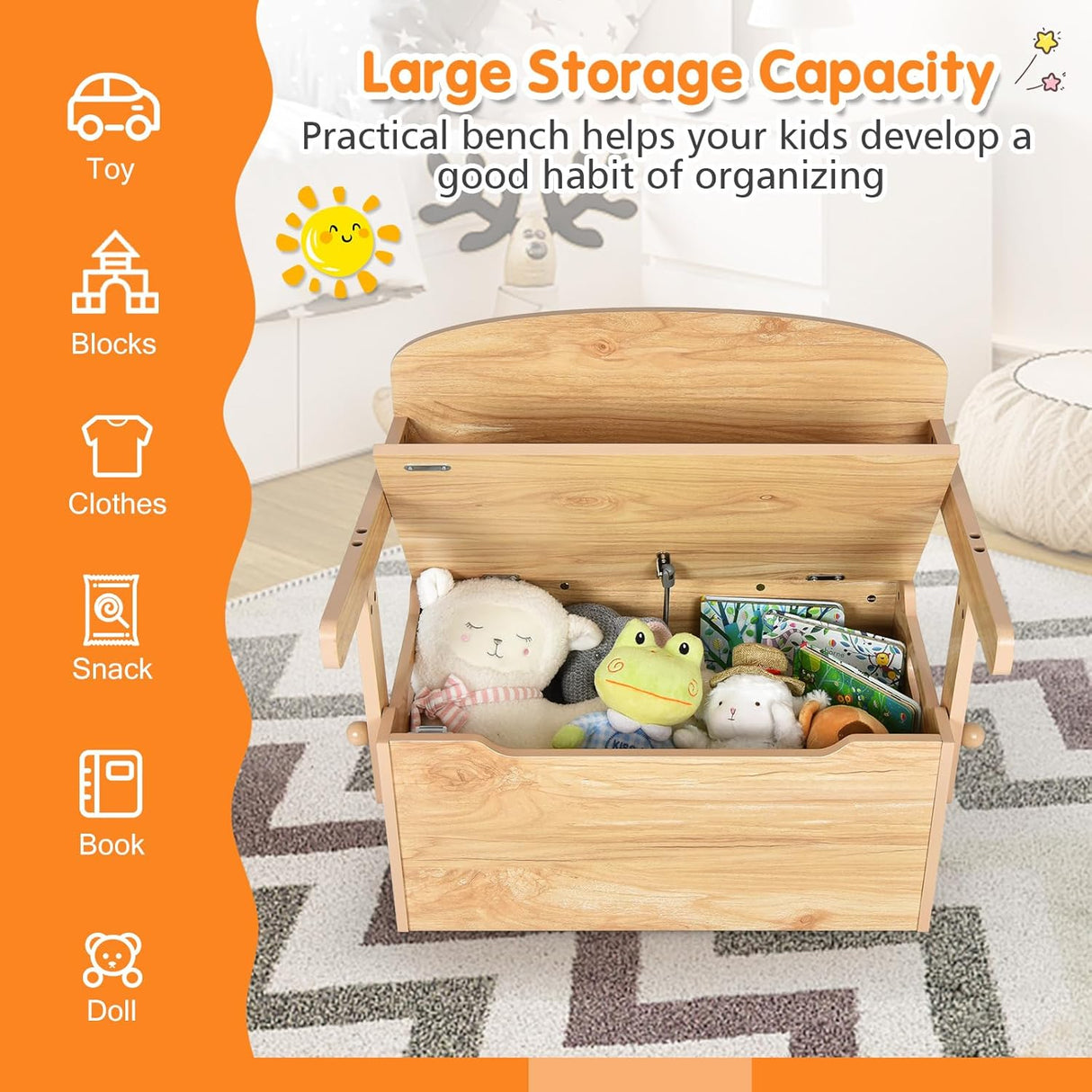 Banco y juego de mesa y silla de juguetes convertible