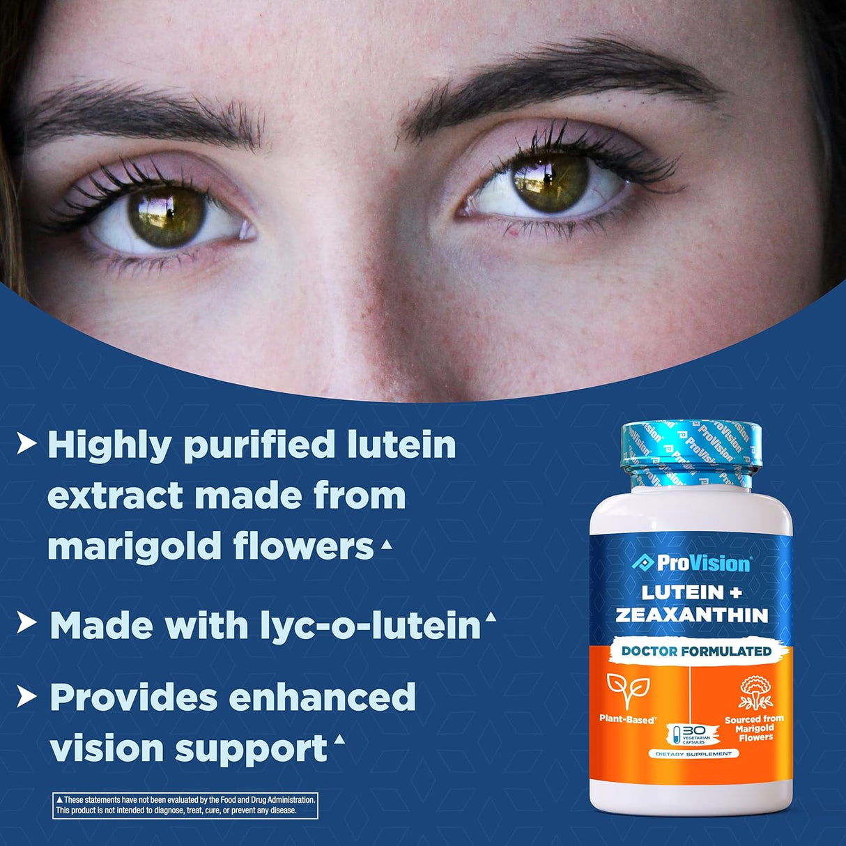 ProVision Suplementos de luteína y zeaxantina oculares 30und