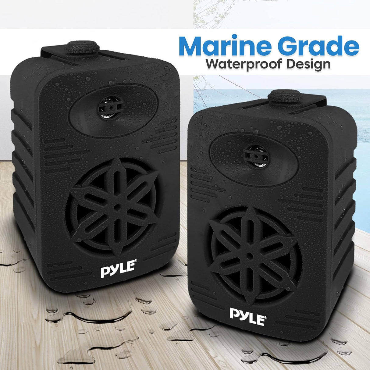 Parlantes o altavoz para interiores PYLE-HOME PDWR45BK