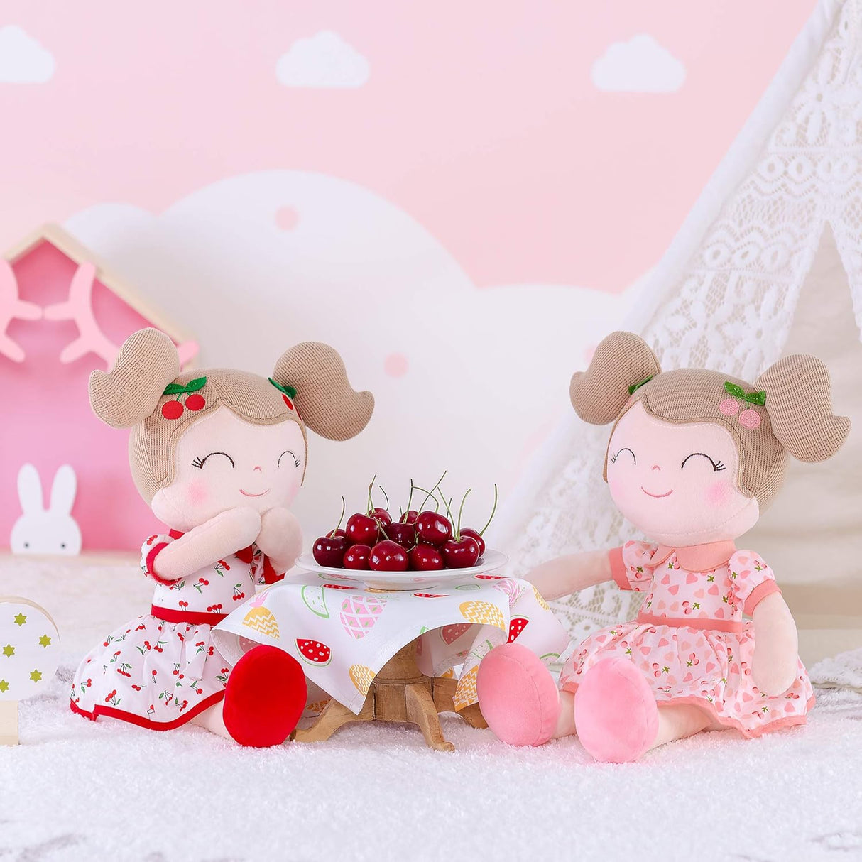 Peluche de Muñequita Gfts Combinación rosada 16 pulgadas