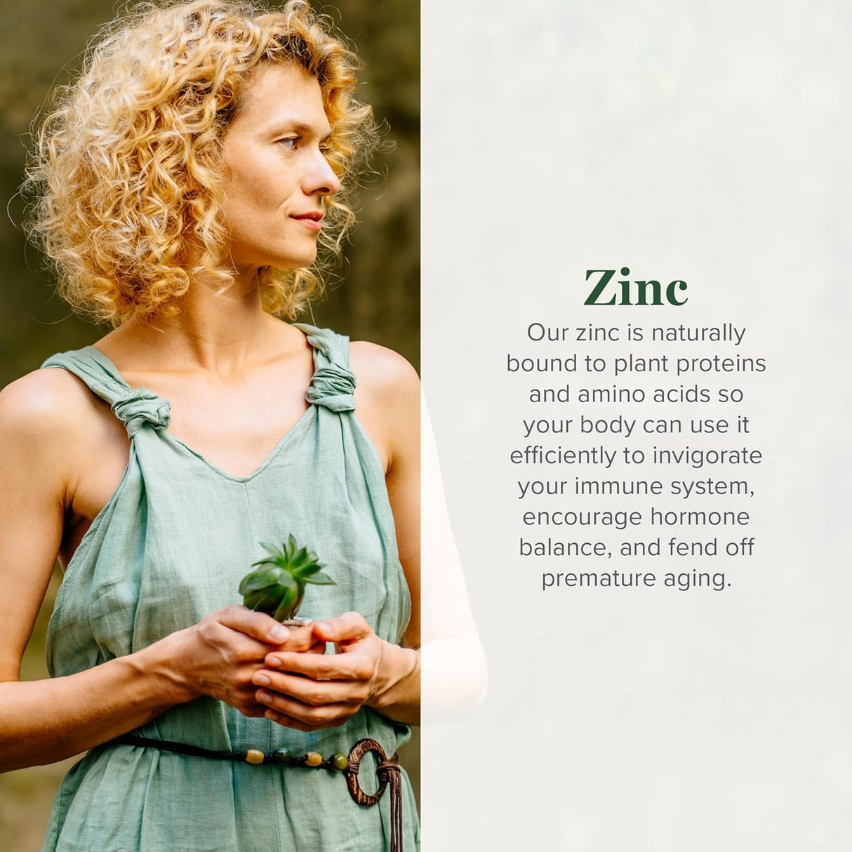 Suplemento de Zinc Orgánico Líquido USDA Global Healing, 2oz
