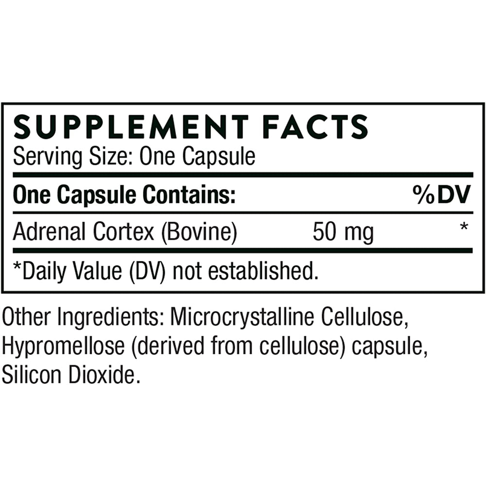 Suplementos Alimenticios corteza suprarrenal